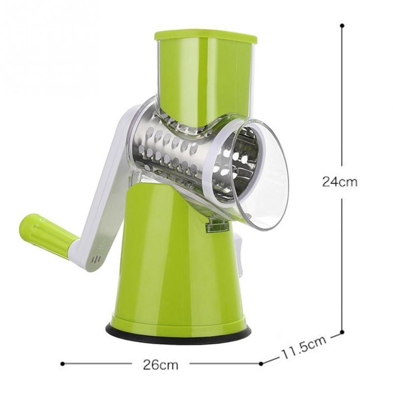 Овочерізка - мультислайсер для овочів та фруктів Kitchen Master Ручна овочерізка - подрібнювач для дому - мініатюра 7