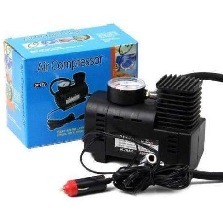 Автомобільний насос - компресор Air compressor DC-12V ∙ Портативний міні-насос в авто - мініатюра 3