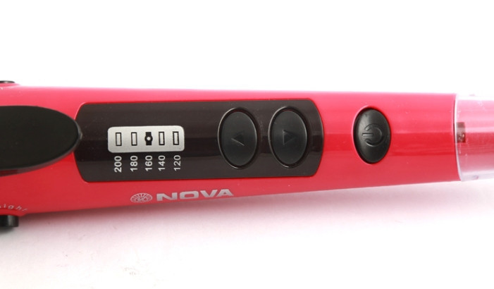 Праска для волосся NOVA NHC-2009 2 в 1 з керамічним покриттям | Випрямлення та завивка | Плойка щипці - мініатюра 5