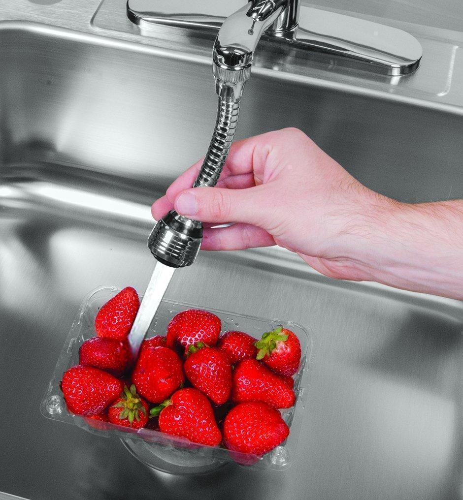 Водозберігаюча насадка на кран Turbo Flex 360 Аератор для економії води - мініатюра 2