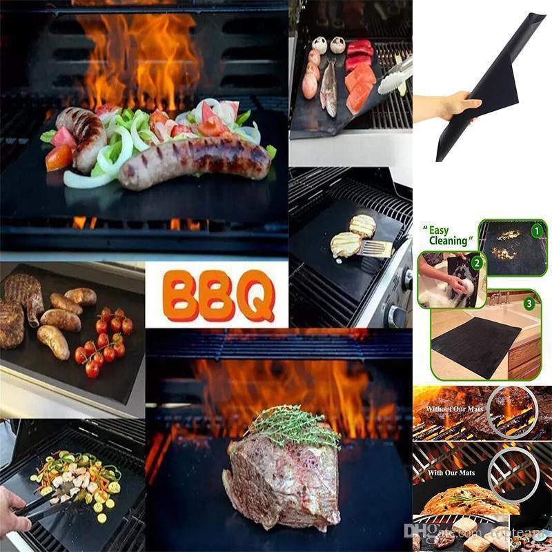BBQ grill sheet Гриль-мат килимок для гарячого з антипригарним покриттям, 33х40 см - мініатюра 3