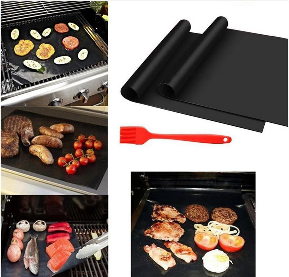 BBQ grill sheet Гриль-мат килимок для гарячого з антипригарним покриттям, 33х40 см - мініатюра 4