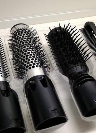 Повітряний мультистайлер для волосся GEMEI GM-4833 10 у 1 | Фен щітка Стайлер | прасування | плойка - мініатюра 4