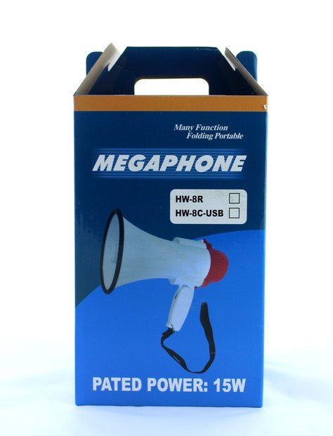 Гучномовець MEGAPHONE HW 8C Ручний складний рупор - мегафон - мініатюра 5
