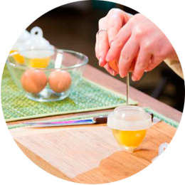 Набір для варіння яєць без шкаралупи Eggies Силіконові форми - яйцеварки, 6 шт - мініатюра 4