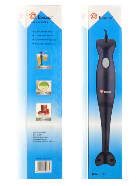 Ручний занурювальний блендер DOMOTEC MS-0878 Кухонний подрібнювач - мініатюра 6
