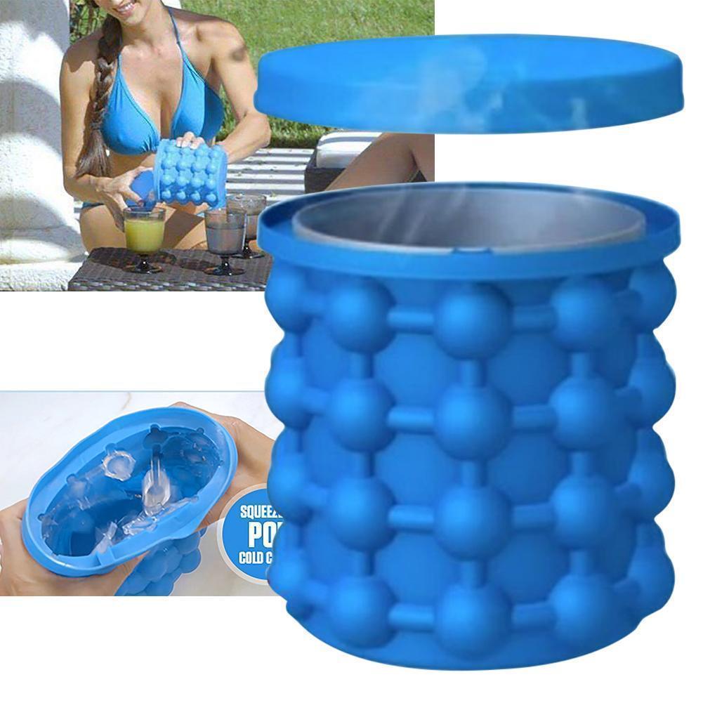Силіконове відро - форма для льоду льодниця для охолодження напоїв Ice Genie - мініатюра 7