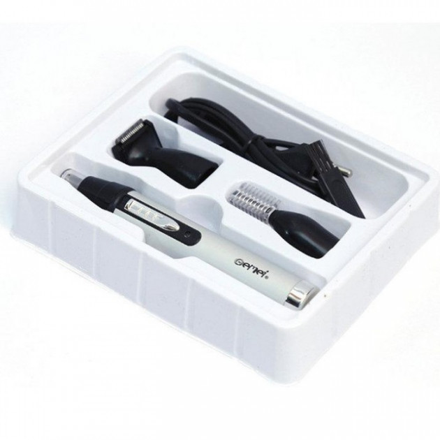 Тример GEMEI GM-3107 3 в 1 для бороди, брів, вух - мініатюра 2