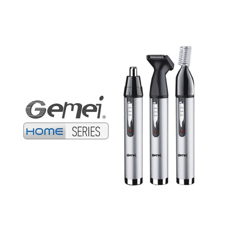 Тример GEMEI GM-3107 3 в 1 для бороди, брів, вух - мініатюра 5