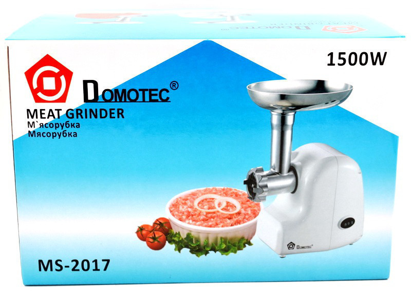 Електром'ясорубка Domotec MS2017 Електрична м'ясорубка, 1500W - мініатюра 4