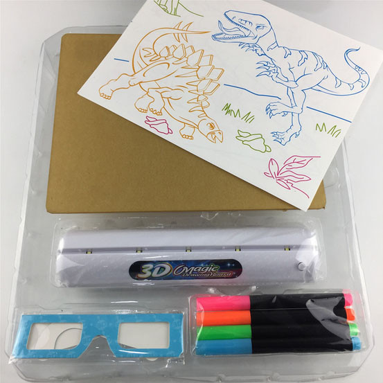 Magic Drawing Board 3D Магічна дитяча 3д дошка - планшет для малювання - мініатюра 2