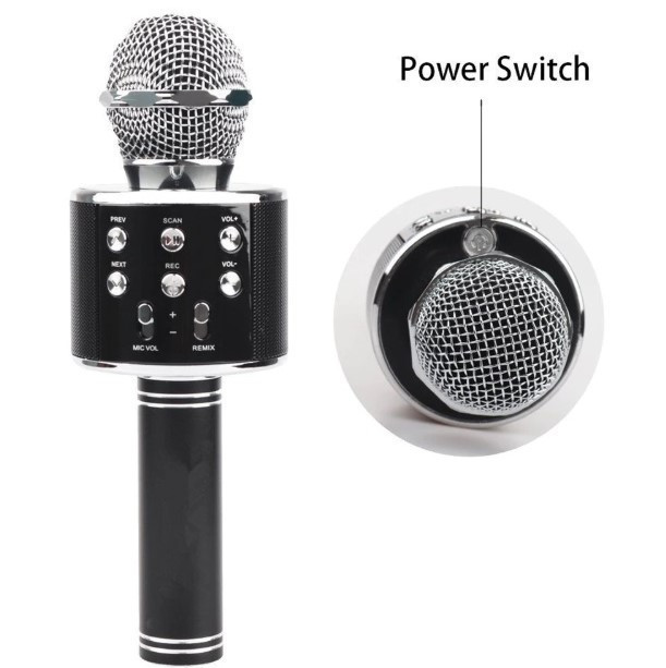 Бездротовий караоке мікрофон WS-858 - мініатюра 4