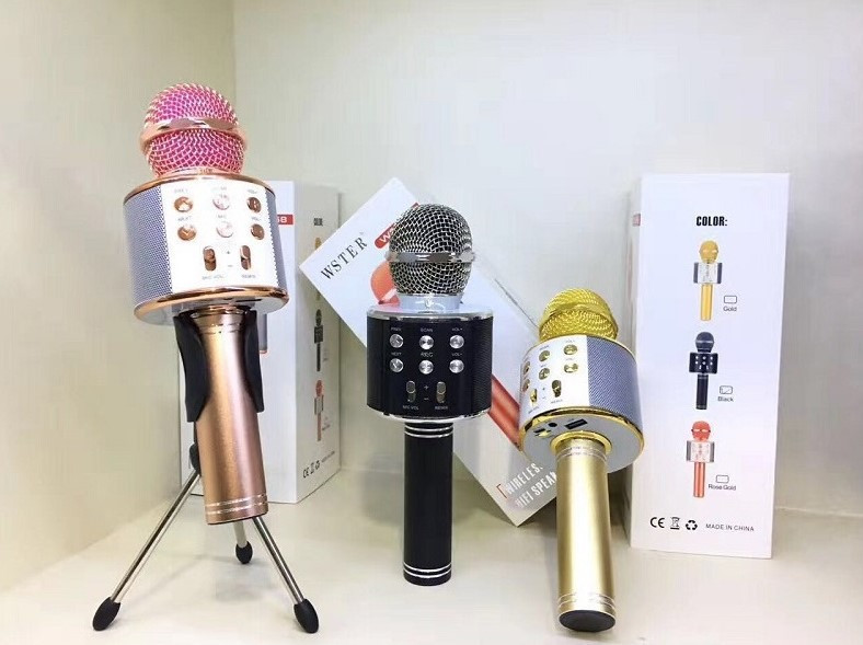 Бездротовий караоке мікрофон WS-858 - мініатюра 6