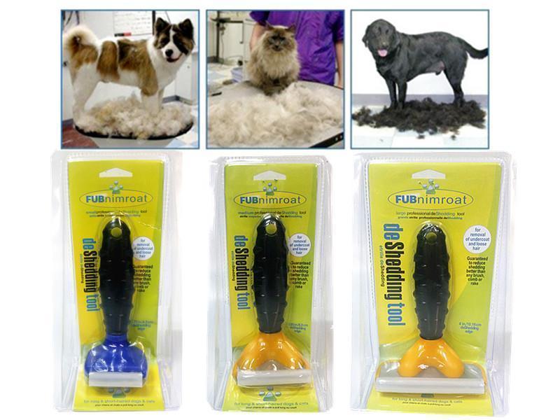 Щітка фурмінатор для грумінгу собак і кішок FUBnimroat лезо 4,5 см гребінець для шерсті PR2 - мініатюра 6