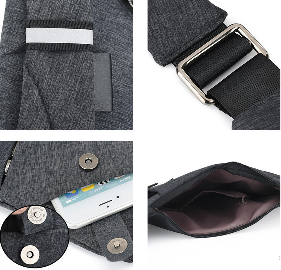 Чоловіча сумка через плече Cross Body Fino Сумка бананка для чоловіків - мініатюра 6