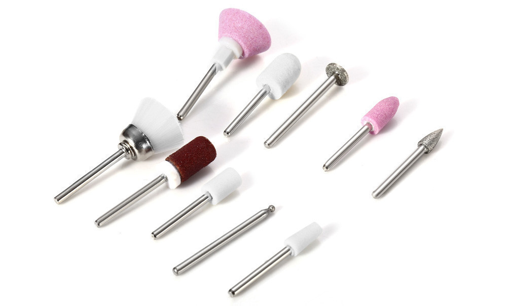 Набір для манікюру та педикюру Pedi Mate, 18 предметів ∙ Комплект пилок для п'ят + Фрезер з насадками - мініатюра 2