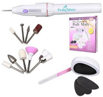 Набір для манікюру та педикюру Pedi Mate, 18 предметів ∙ Комплект пилок для п'ят + Фрезер з насадками - мініатюра 6