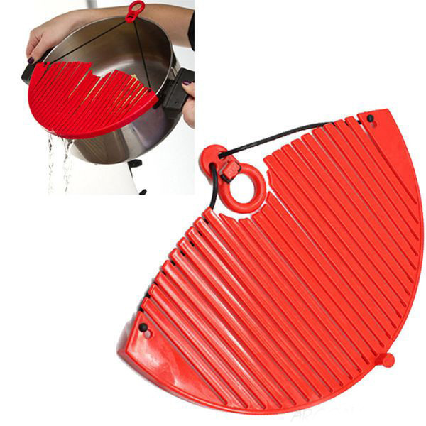 Універсальний друшлаг - накладка для зливу води BETTER STRAINER Друшляк | сито | ситечко - мініатюра 2