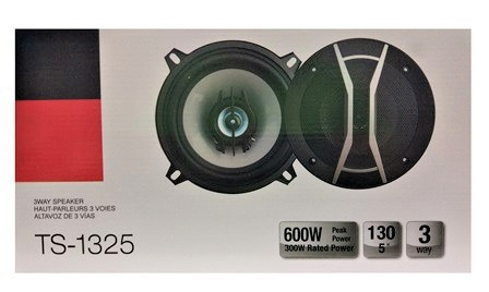 Автоакустика TS 1325 (3-х смуг., 600W) автомобільна акустика динаміки колонки в авто - мініатюра 2