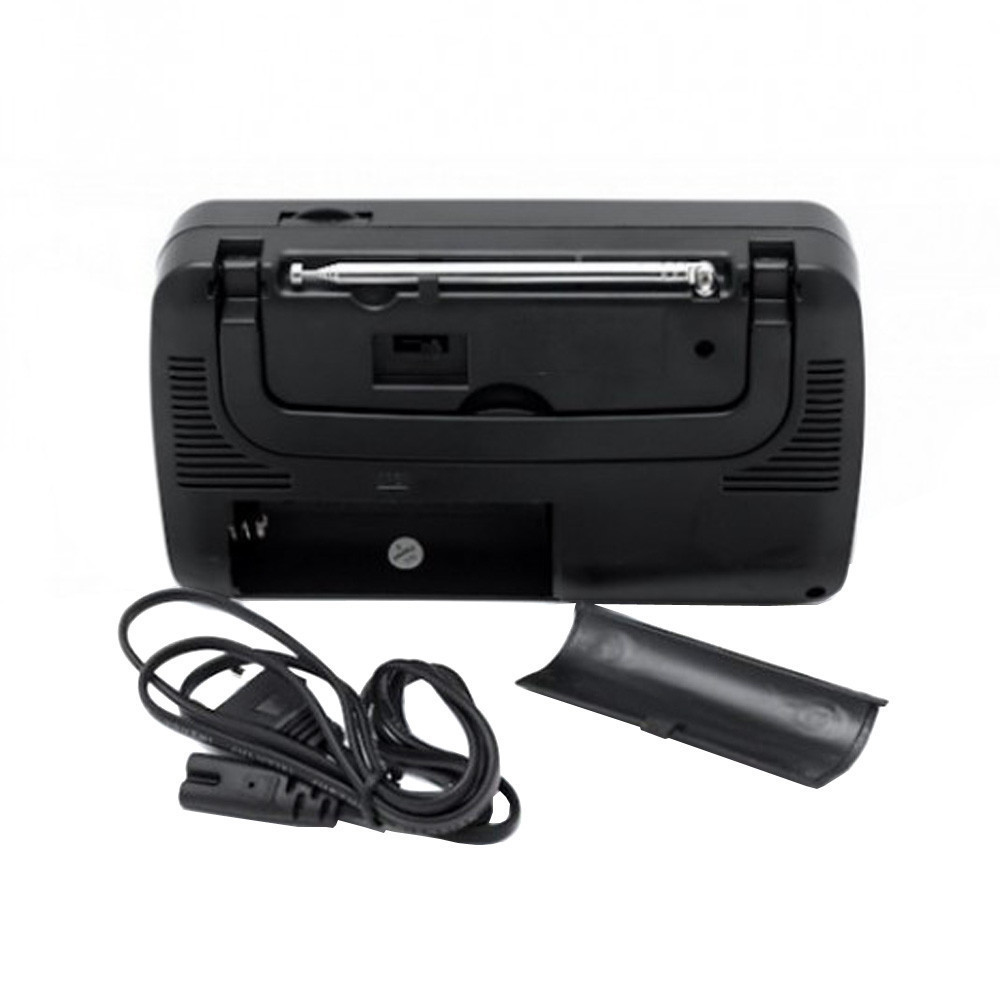 Радіоприймач KIPO KB 408 Портативне радіо на батарейках + від мережі 220 - мініатюра 2