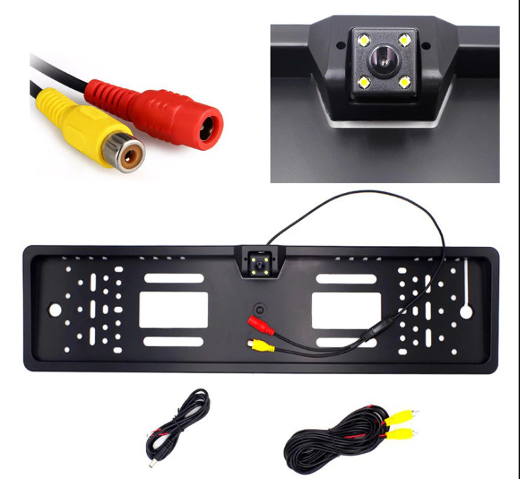 Автомобільна рамка 4LED Камера заднього виду в рамці знака з підсвіткою номера - мініатюра 3