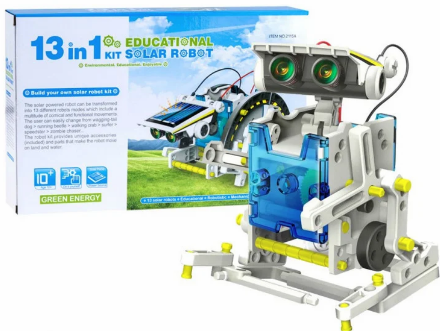 Робот-конструктор Solar Robot 13 в 1 на сонячній батареї