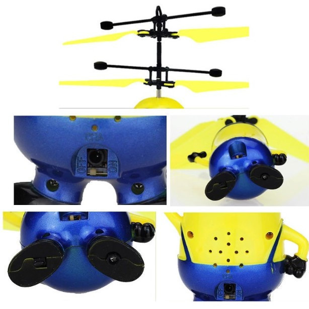 Літаючий Міньйон Дитяча інтерактивна іграшка - мініатюра 3