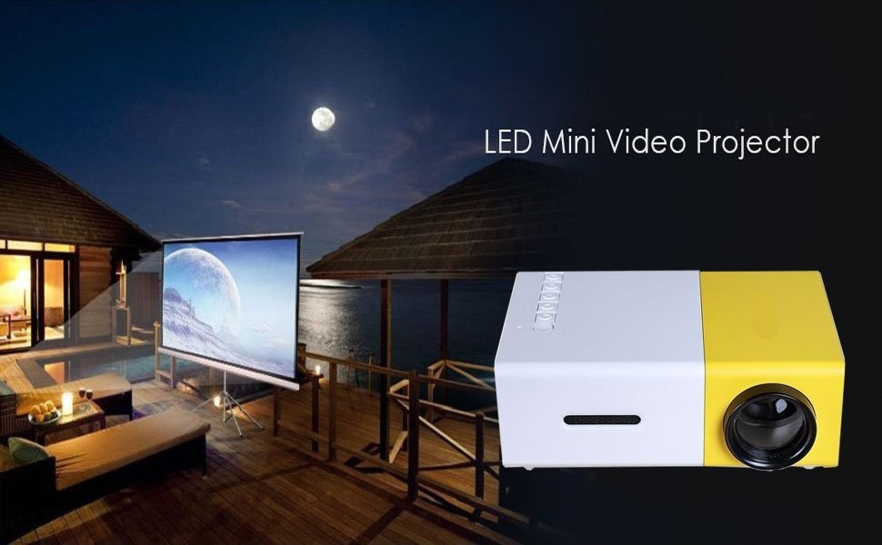 Міні-проектор YG-300 Домашній мультимедійний портативний проектор - мініатюра 2
