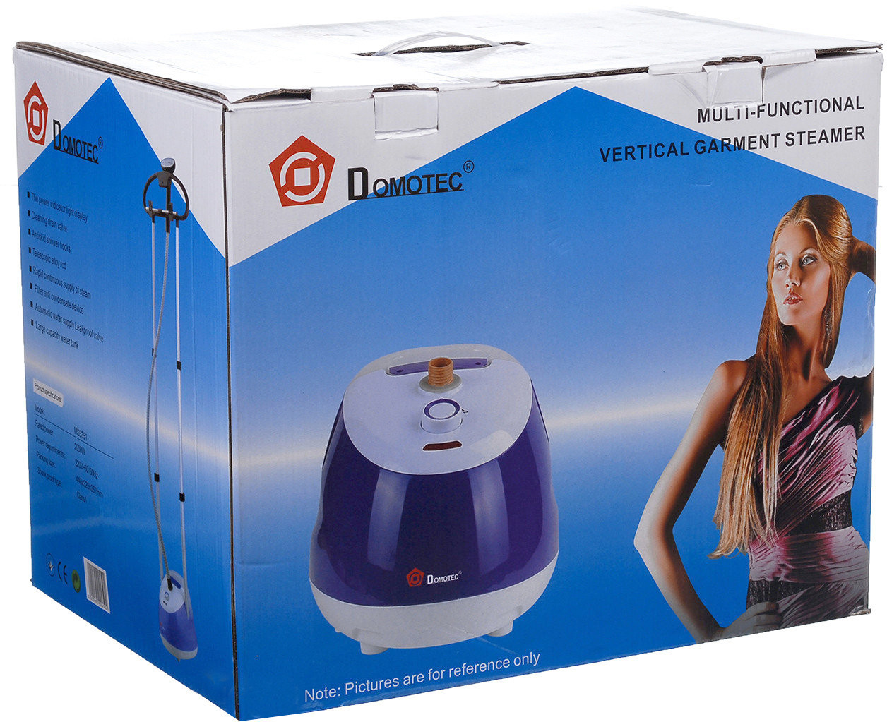 Відпарювач вертикальний Domotec MS-5351 2000W - мініатюра 8