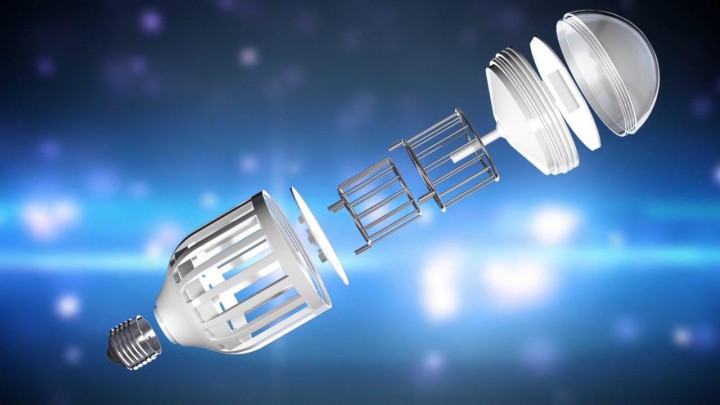 Світлодіодна лампа - приманка пастка для комах Zapp Light Е27 цоколь, 220В - мініатюра 3