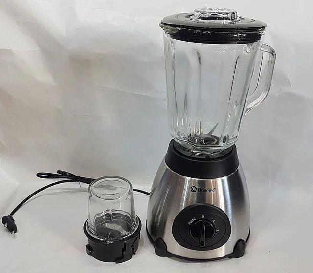 Стаціонарний блендер з кавомолкою Domotec MS-6609 1000w - мініатюра 3