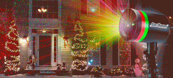 Вуличний лазерний проектор STAR SHOWER LASER LIGHT - мініатюра 2