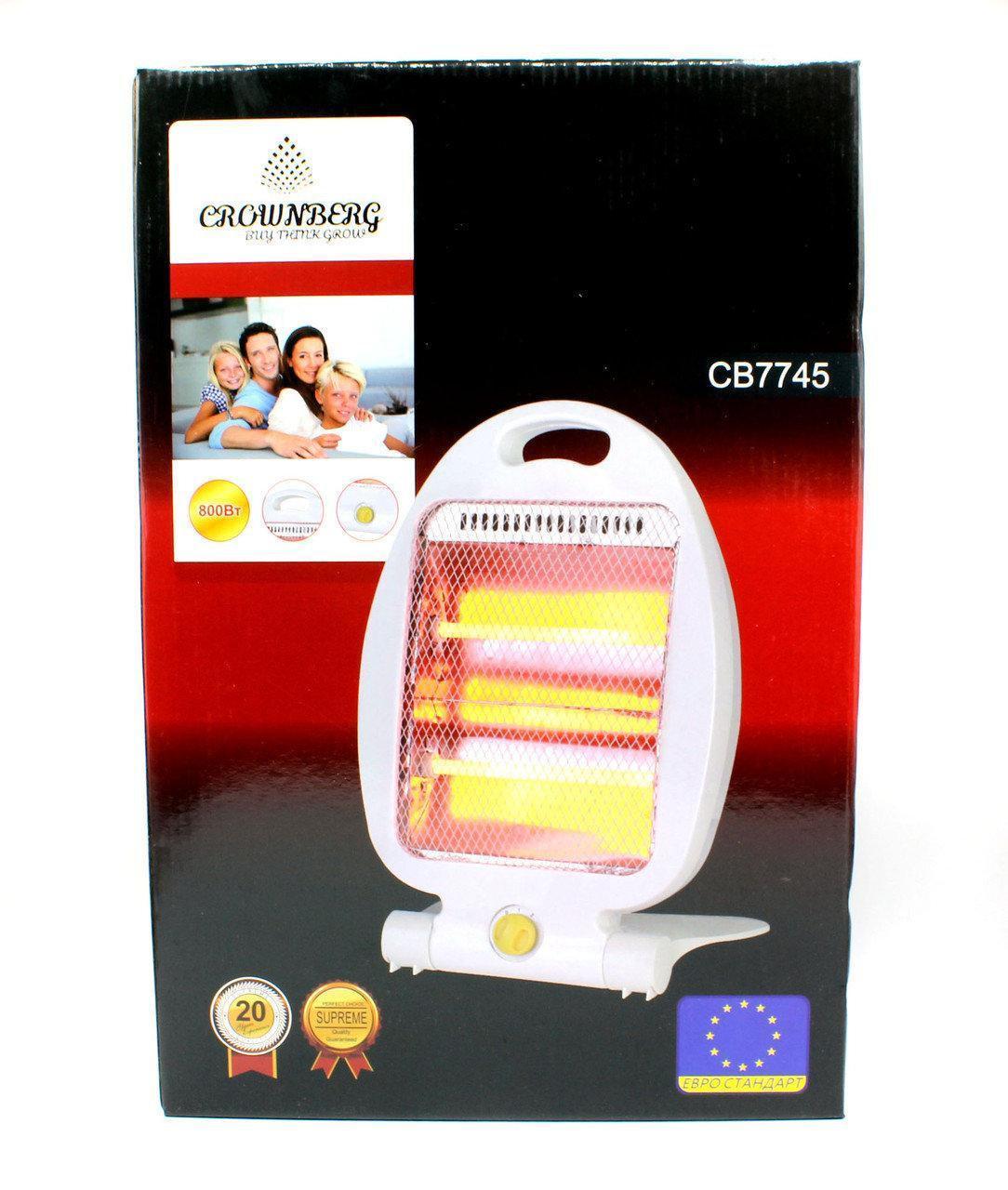Інфрачервоний кварцовий обігрівач Crownberg CB7745 Quartz Heater - мініатюра 3