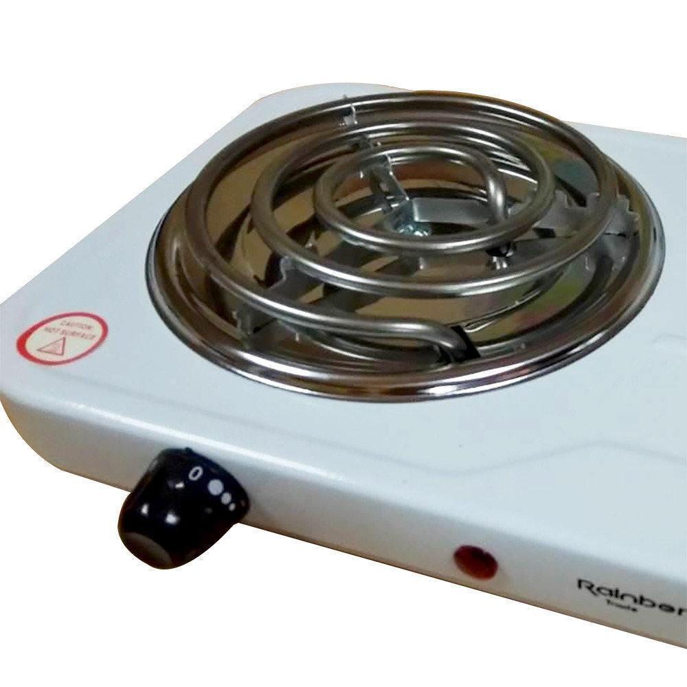 Електроплита спіральна Rainberg Rb-888 на 2 комфорки, 2400W - мініатюра 2