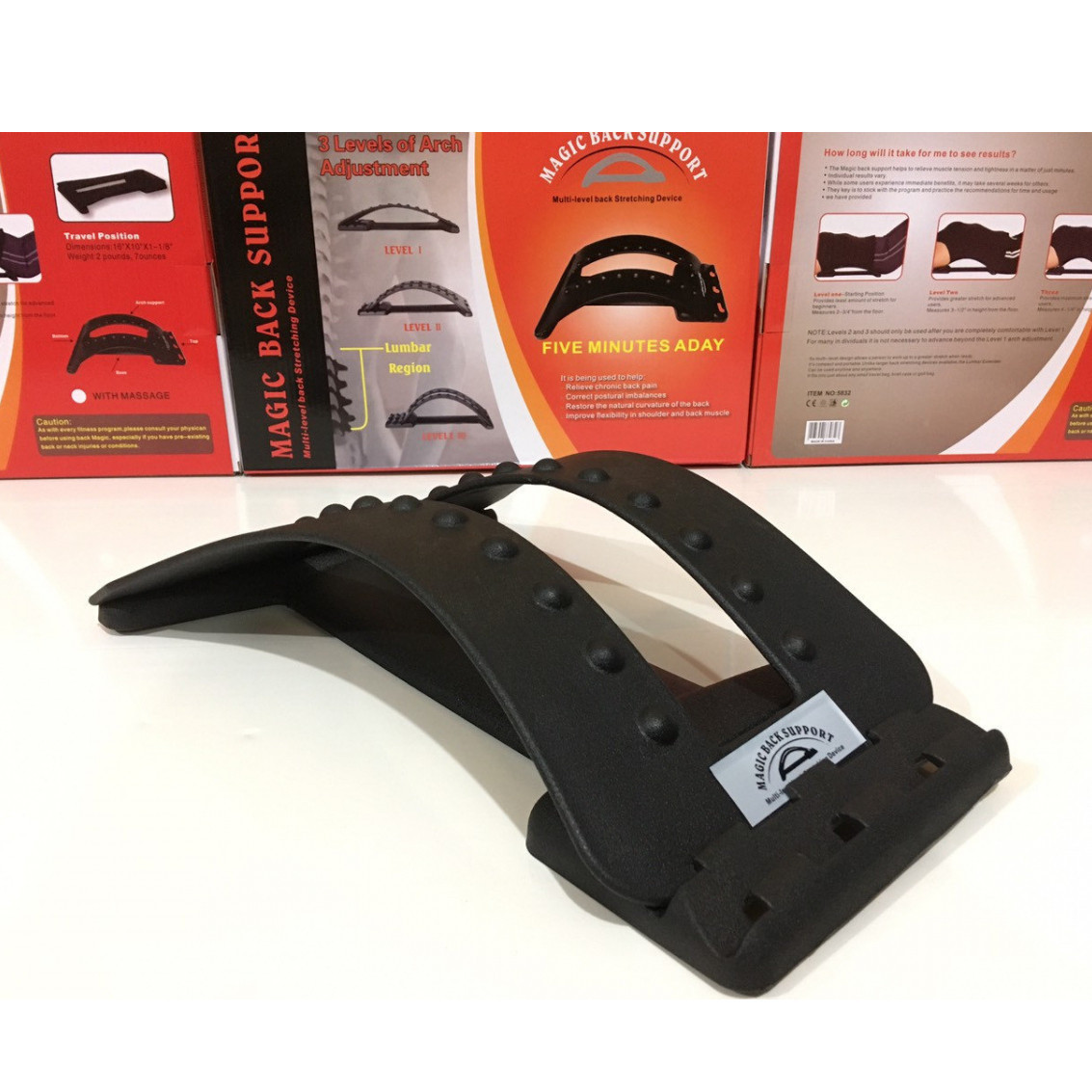 Тренажер місток для розтяжки спини і хребта Magic Back Support PR3 - мініатюра 3