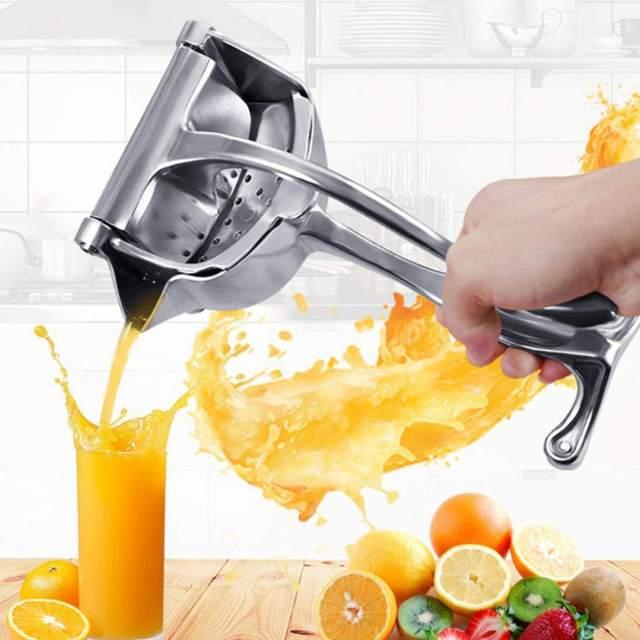 Ручний соковитискач - прес для фруктів та цитрусових Hand Juicer металевий із затискачем