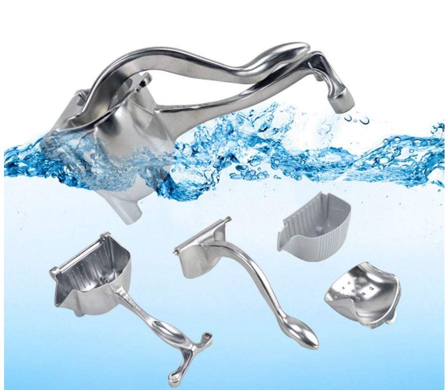 Ручний соковитискач - прес для фруктів та цитрусових Hand Juicer металевий із затискачем - мініатюра 8