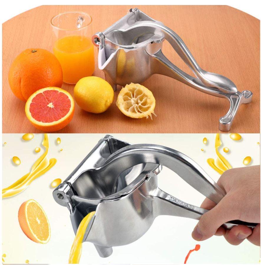 Ручний соковитискач - прес для фруктів та цитрусових Hand Juicer металевий із затискачем - мініатюра 10