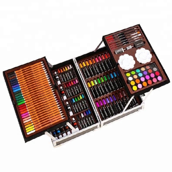 Преміум Набір для малювання та творчості в кейсі Єдиноріг 145 предметів два яруси - мініатюра 3