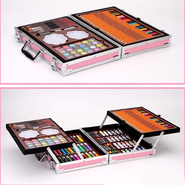 Преміум Набір для малювання та творчості в кейсі Єдиноріг 145 предметів два яруси - мініатюра 5