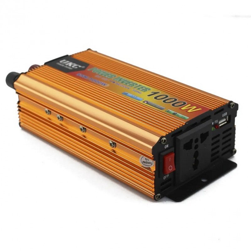 Перетворювач 12V-220V 1000W Інвертор напруги - мініатюра 2