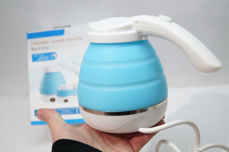 Портативний складний силіконовий чайник Foldable Kettle електричний чайник електрочайник - мініатюра 6