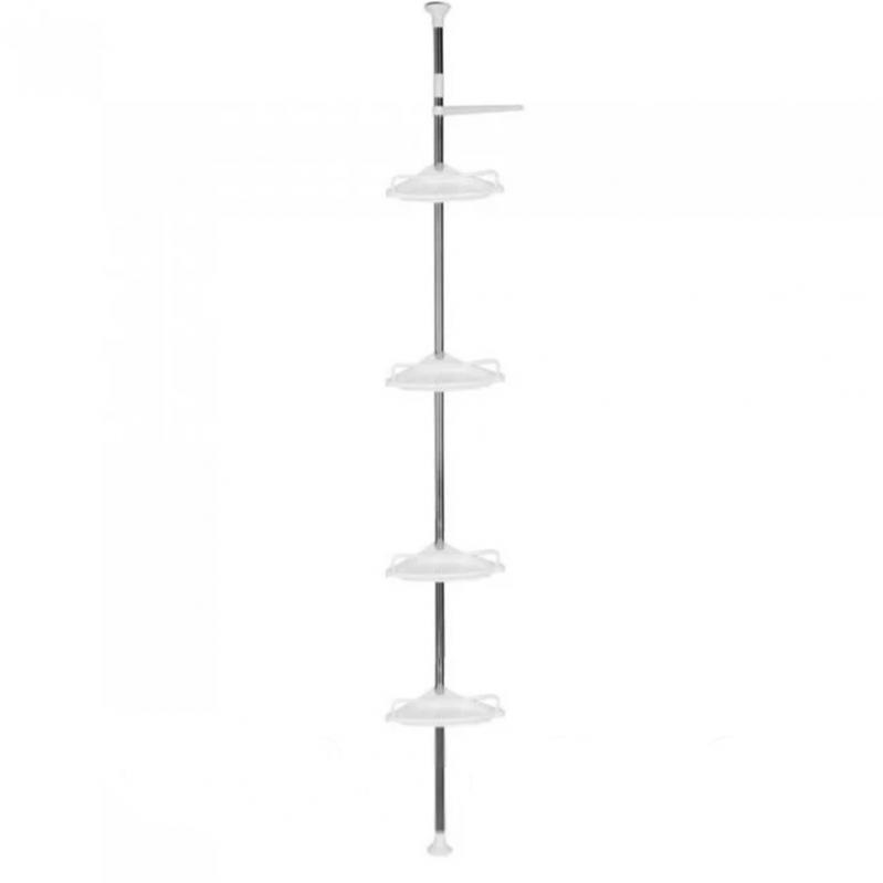 Кутова полиця для ванної кімнати розсувна Multi Corner Shelf GY-188 - мініатюра 3