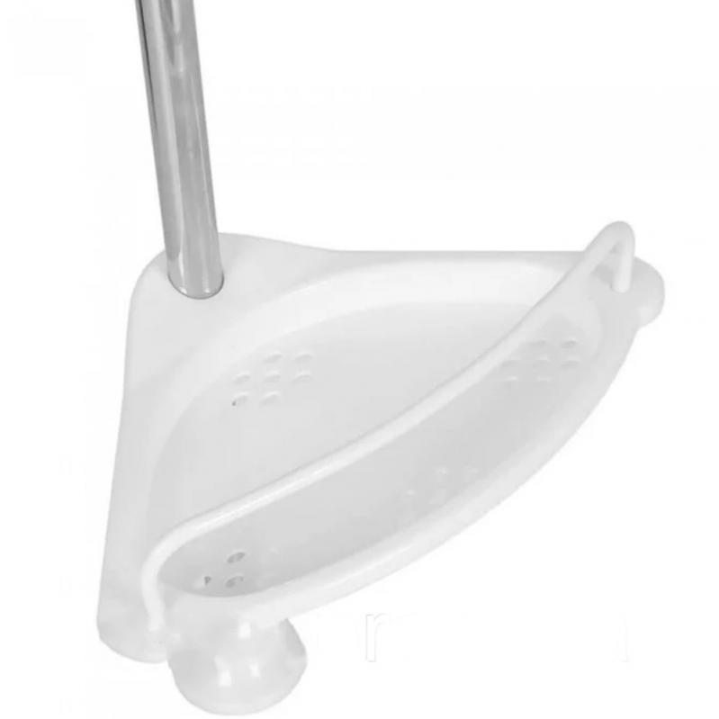 Кутова полиця для ванної кімнати розсувна Multi Corner Shelf GY-188 - мініатюра 4