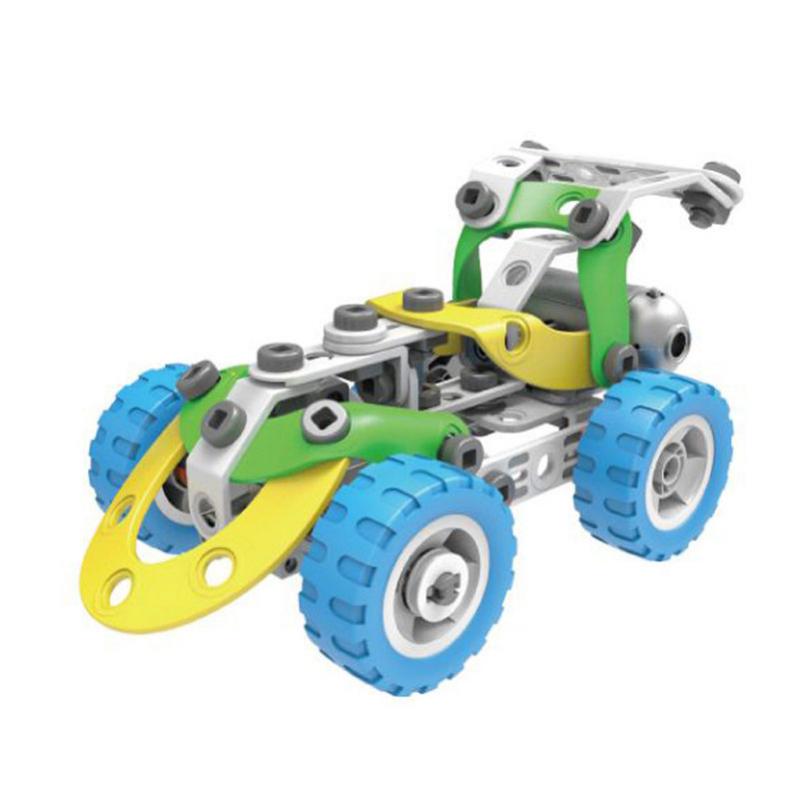 Конструктор дитячий Build&Play 5 в 1 болтовий з мотором 109 ел. J-7783 - мініатюра 3