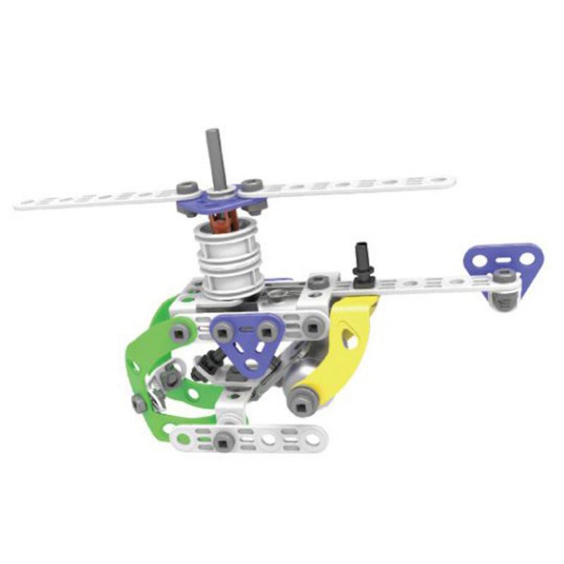 Конструктор дитячий Build&Play 5 в 1 болтовий з мотором 109 ел. J-7783 - мініатюра 5