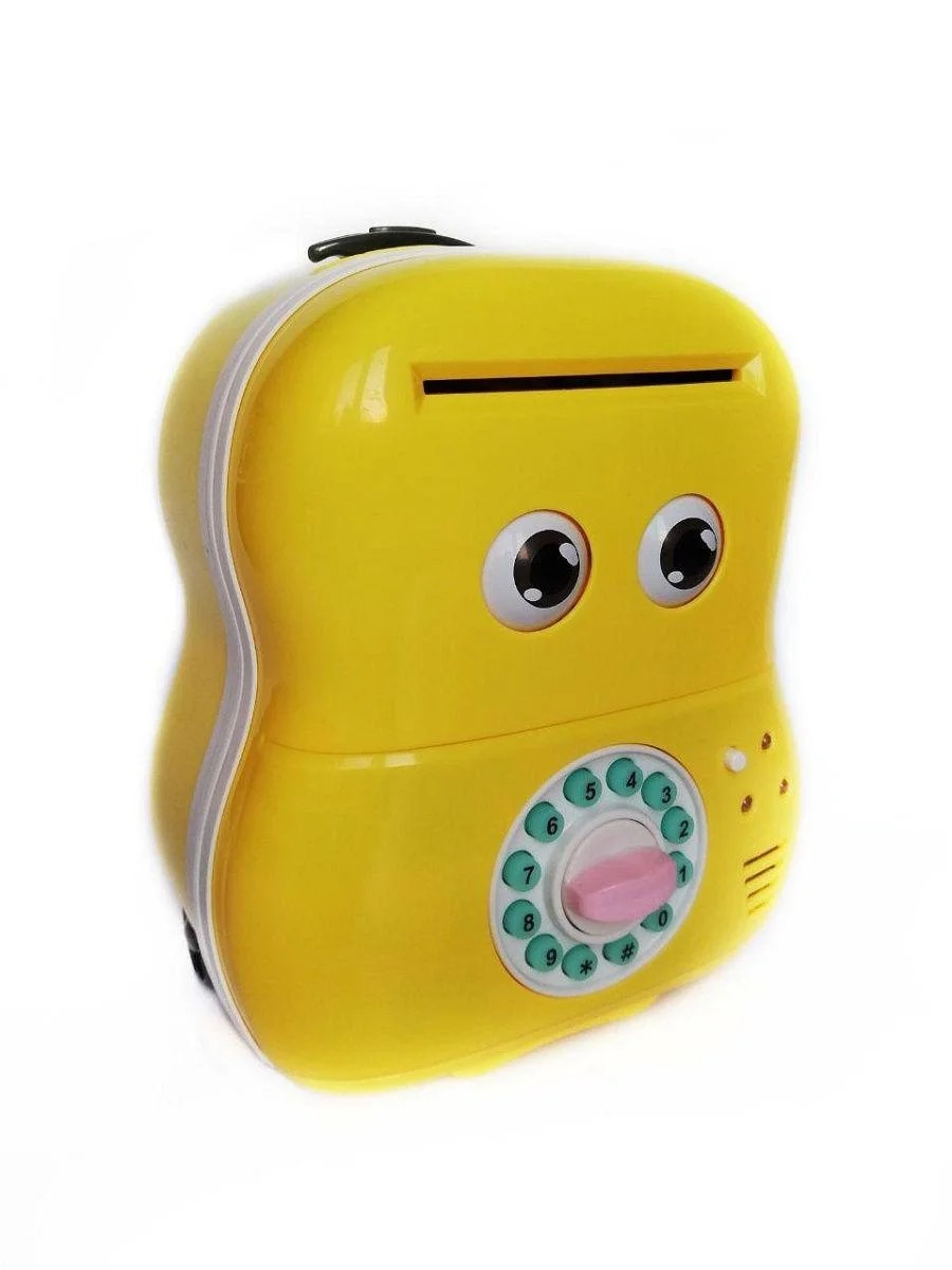 Дитячий сейф - скарбничка «Валізка» інтерактивна валізка з монетним та купюроприймачем - мініатюра 2