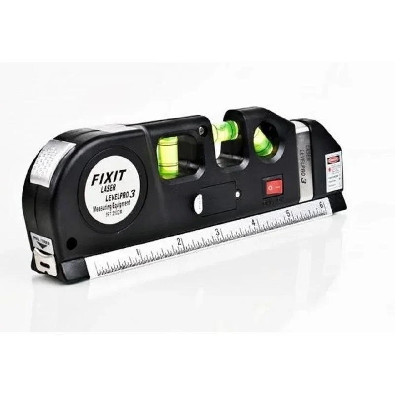 Лазерний рівень із вбудованою рулеткою Laser Level Pro 3 Нівелір будівельний - мініатюра 5