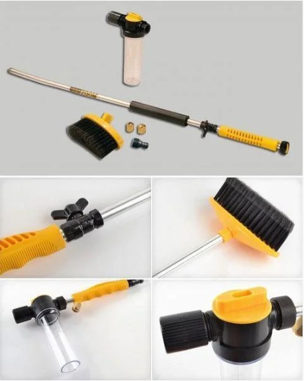 Універсальна міні мийка високого тиску Water Zoom насадка для шланга - мініатюра 6