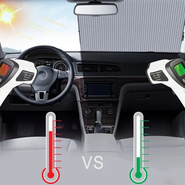 Шторка сонцезахисна розсувна на лобове скло в авто 60х145см / Жалюзі автомобільні - мініатюра 8